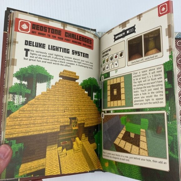 Minecraft Handbooks Hardcover Set of 3 Beginner's Construction Redstone - Picture 15 of 15